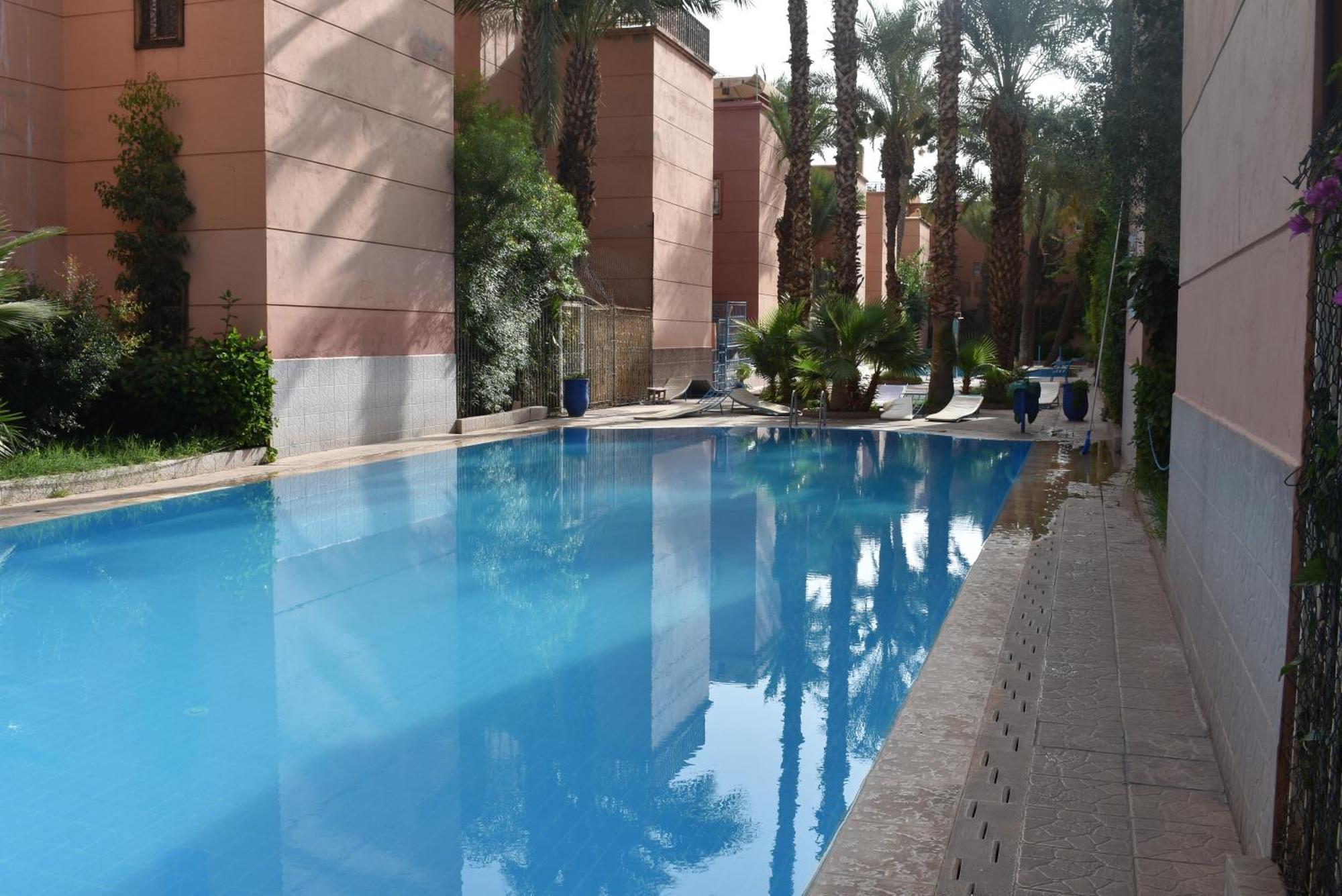 Riad Alaoui 146 With Swimming Pool And Free Parking Apartman Marrákes Kültér fotó